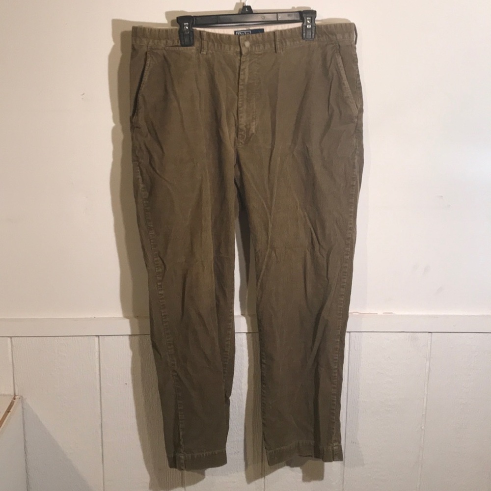 Vtg Polo Corduroy Pants Brown Size 40 W, 30 L
